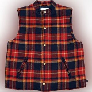 Plaid Sleeveless Vest